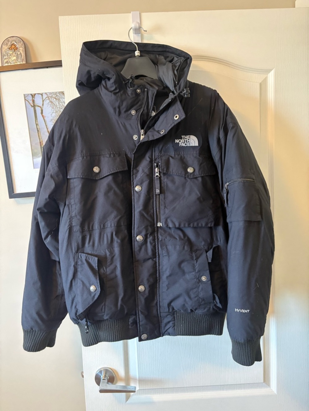 The North Face Black Men's Hooded Field Jacket